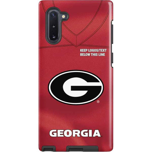 University of Georgia Red Jersey Galaxy Cases