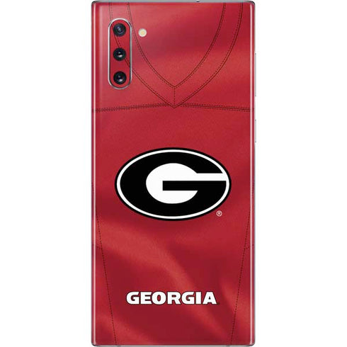 University of Georgia Red Jersey Galaxy Note 10 Skin