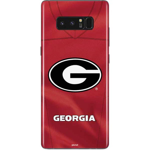 University of Georgia Red Jersey Galaxy Note 8 Skin