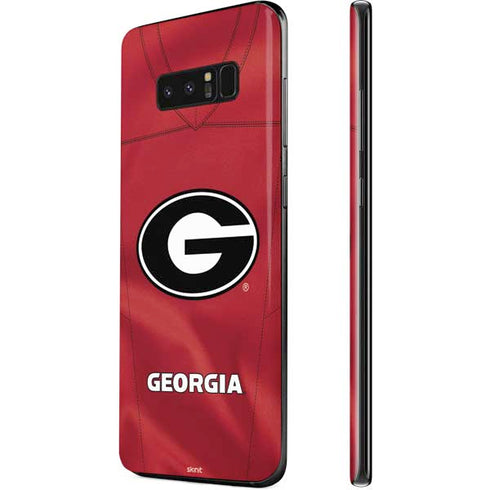 University of Georgia Red Jersey Galaxy Note 8 Skin