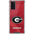 University of Georgia Red Jersey Galaxy Note20 5G Clear Case