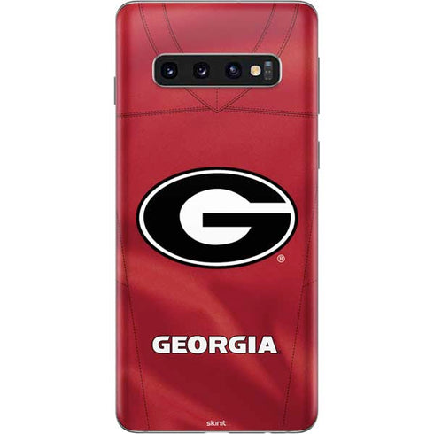 University of Georgia Red Jersey Galaxy S10 Skin