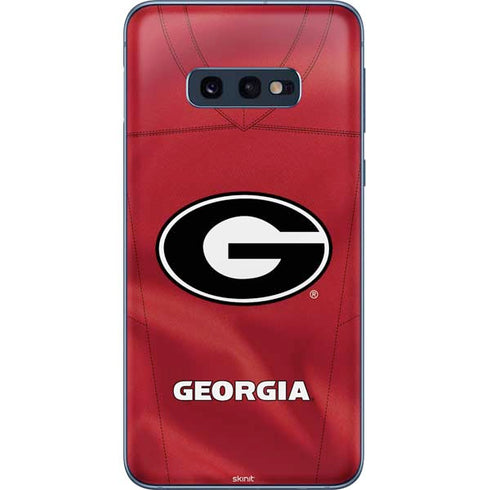 University of Georgia Red Jersey Galaxy S10e Skin