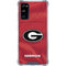 University of Georgia Red Jersey Galaxy S20 FE Clear Case