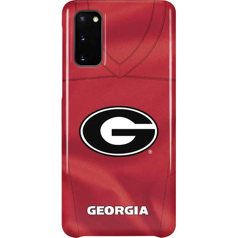 University of Georgia Red Jersey Galaxy Cases