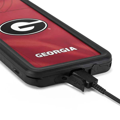 University of Georgia Red Jersey Galaxy S20 Plus Waterproof Case
