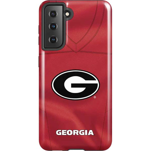 University of Georgia Red Jersey Galaxy S21 5G Pro Case