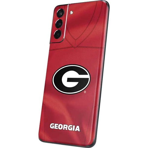University of Georgia Red Jersey Galaxy S21 5G Skin