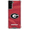 University of Georgia Red Jersey Galaxy S21 FE Clear Case