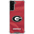 University of Georgia Red Jersey Galaxy S21 FE Clear Case