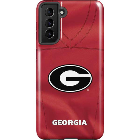 University of Georgia Red Jersey Galaxy S21 Plus 5G Pro Case