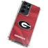 University of Georgia Red Jersey Galaxy S21 Ultra 5G Clear Case