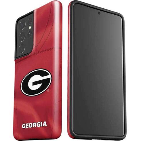 University of Georgia Red Jersey Galaxy S21 Ultra 5G Pro Case