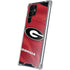 University of Georgia Red Jersey Galaxy S22 Ultra Clear Case
