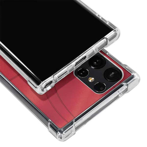 University of Georgia Red Jersey Galaxy S22 Ultra Clear Case