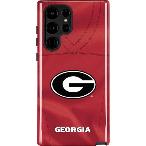 University of Georgia Red Jersey Galaxy S22 Ultra Pro Case