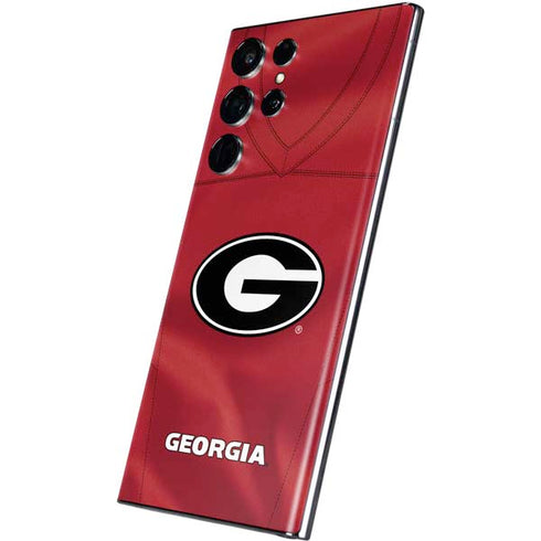 University of Georgia Red Jersey Galaxy S22 Ultra Skin