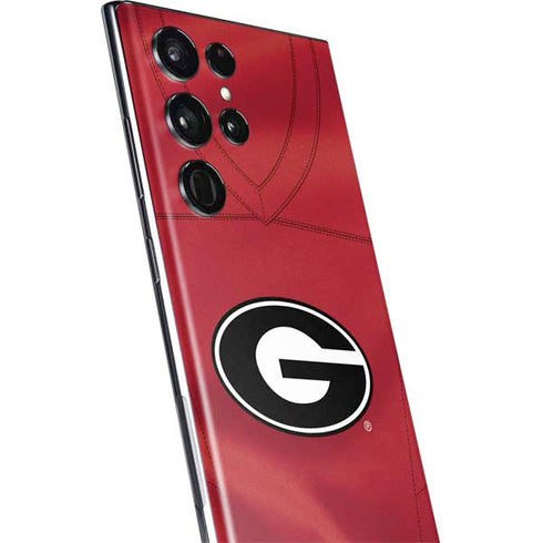 University of Georgia Red Jersey Galaxy S22 Ultra Skin