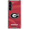 University of Georgia Red Jersey Galaxy S23 Clear Case