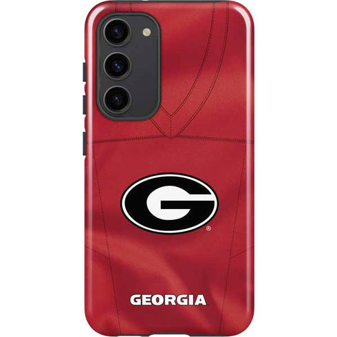 University of Georgia Red Jersey Galaxy S23 Plus Pro Case