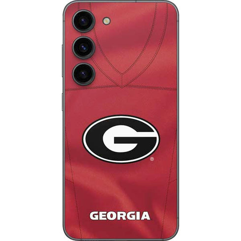University of Georgia Red Jersey Galaxy S23 Skin