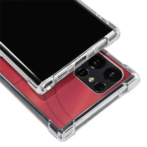 University of Georgia Red Jersey Galaxy S23 Ultra Clear Case