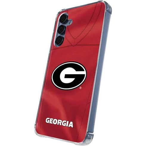 University of Georgia Red Jersey Galaxy S24 Clear Case