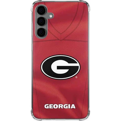 University of Georgia Red Jersey Galaxy S24 Plus Clear Case
