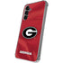 University of Georgia Red Jersey Galaxy S24 Plus Clear Case