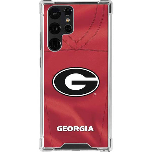 University of Georgia Red Jersey Galaxy S24 Ultra Clear Case