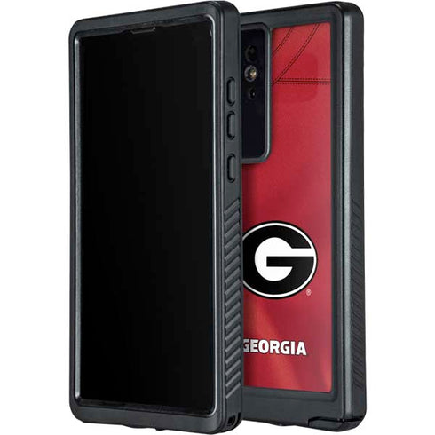 University of Georgia Red Jersey Galaxy S24 Ultra Waterproof Case