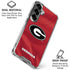University of Georgia Red Jersey Galaxy S26 Clear Case