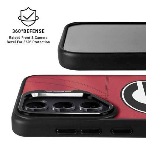 University of Georgia Red Jersey Galaxy S26 Plus Kickstand Case