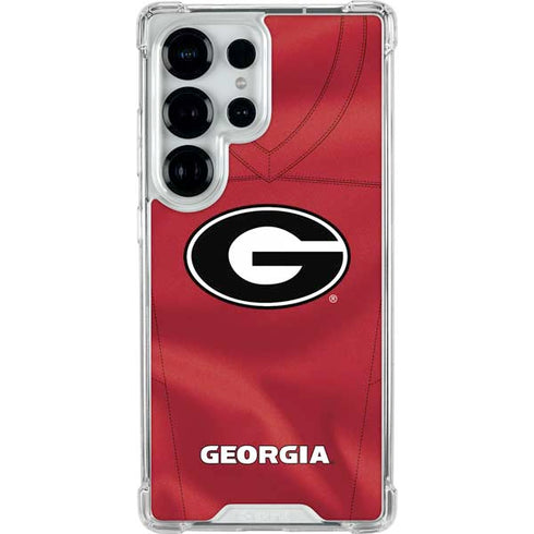University of Georgia Red Jersey Galaxy S26 Ultra Clear Case