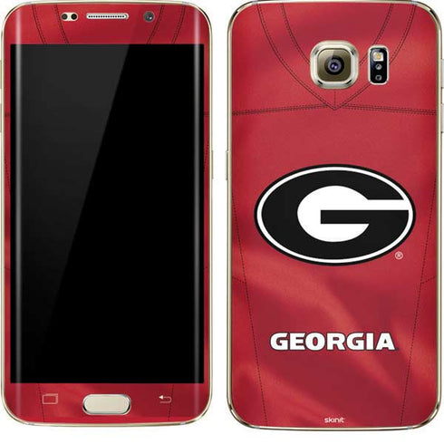 University of Georgia Red Jersey Galaxy S7 Edge Skin