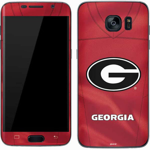 University of Georgia Red Jersey Galaxy S7 Skin