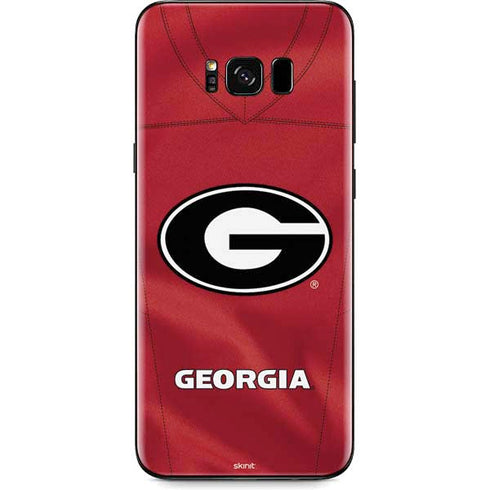 University of Georgia Red Jersey Galaxy S8 Plus Skin