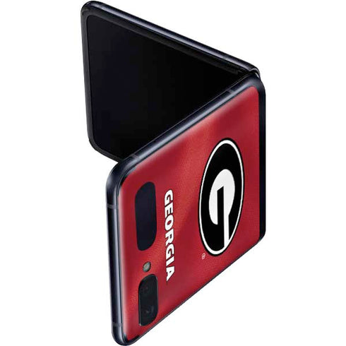 University of Georgia Red Jersey Galaxy Z Flip Skin