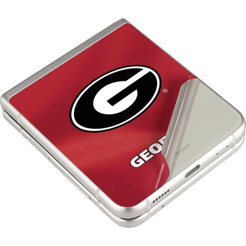 University of Georgia Red Jersey Galaxy Z Flip3 5G Skin