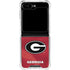 University of Georgia Red Jersey Galaxy Z Flip5 5G Clear Case