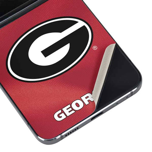 University of Georgia Red Jersey Galaxy Z Flip5 5G Skin