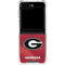 University of Georgia Red Jersey Galaxy Z Flip6 Clear Case