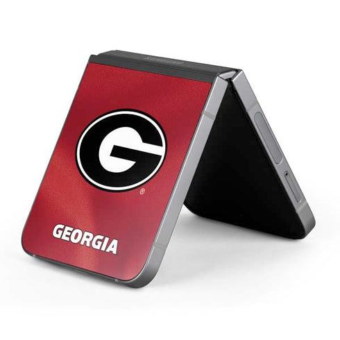 University of Georgia Red Jersey Galaxy Z Flip6 Skin