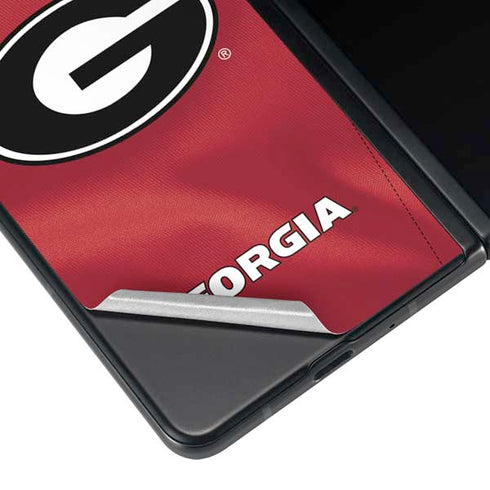 University of Georgia Red Jersey Galaxy Z Fold3 5G Skin