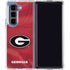 University of Georgia Red Jersey Galaxy Z Fold5 5G Clear Case