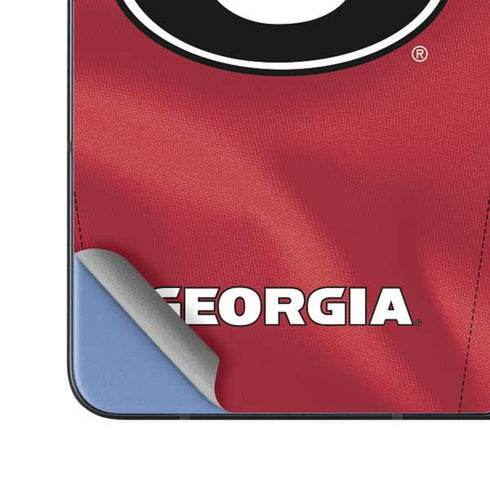 University of Georgia Red Jersey Galaxy Z Fold5 5G Skin