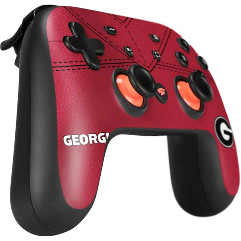 University of Georgia Red Jersey Google Stadia Controller Skin