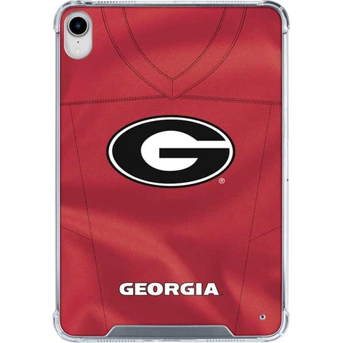 University of Georgia Red Jersey iPad 11th Gen (2025) Clear Case