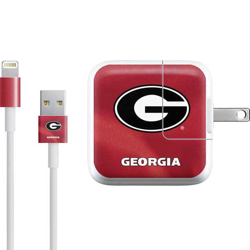 University of Georgia Red Jersey iPad Charger (10W USB) Skin