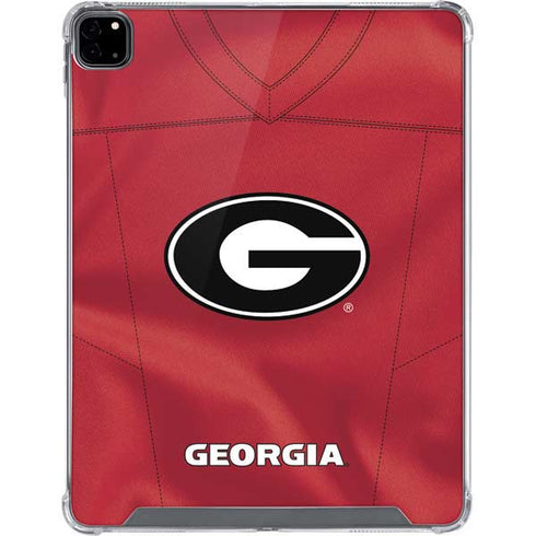 University of Georgia Red Jersey iPad Pro 12.9in (2020) Clear Case